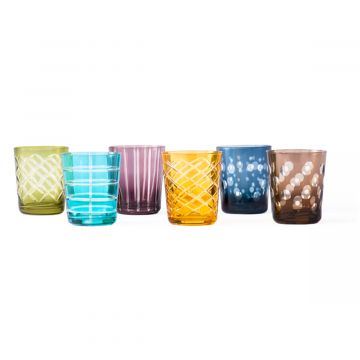 Verre à eau Cuttings tumblers - Lot de 6