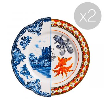 Assiette Hybrid Isaura - Lot de 2