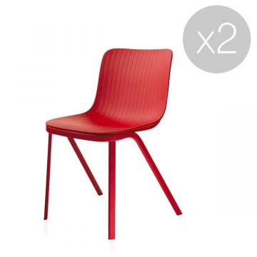 Chaise Dragonfly Cantilever - Lot de 2