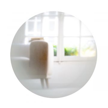 Fading miroir rond