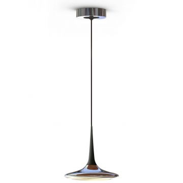 Suspension Falling Leaf - alu poli/noir