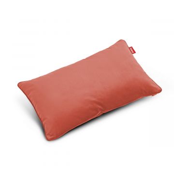 Coussin King Velvet Recycled - Rhubarbe