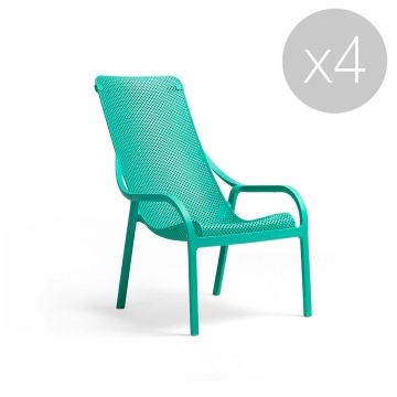 Fauteuil Net Lounge - Lot de 4
