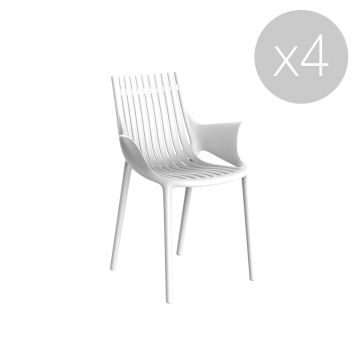 Fauteuil Ibiza - Lot de 4