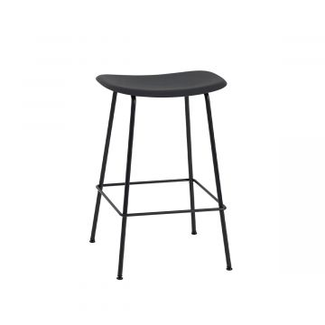 Tabouret de bar Fiber - piètement acier