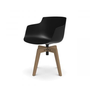 Flow Slim fauteuil chêne