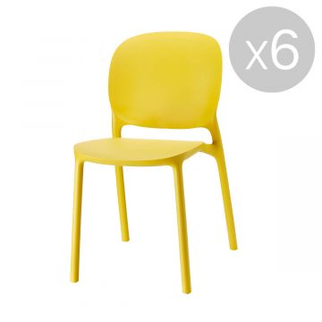 Chaise Hug - Lot de 6