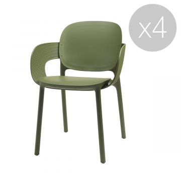Fauteuil Hug - Lot de 4