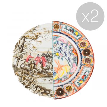 Assiette Hybrid Eusafia - Lot de 2