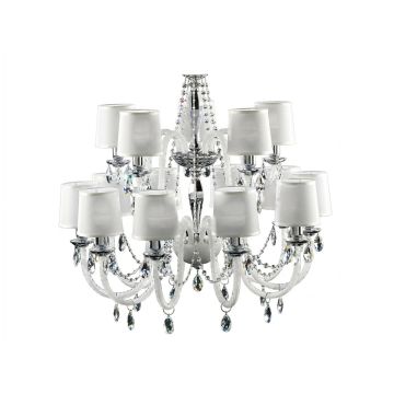 Suspension Lenoir blanc