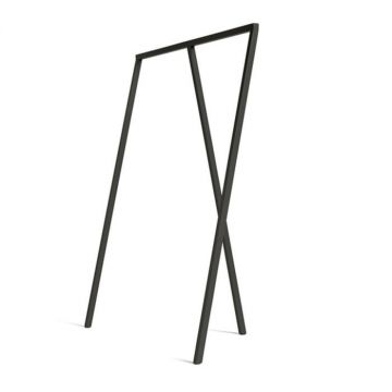 Portant Loop Stand Wardrobe - Noir - Quickship 
