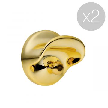 Porte-manteau Hook - Métallique - Lot de 2