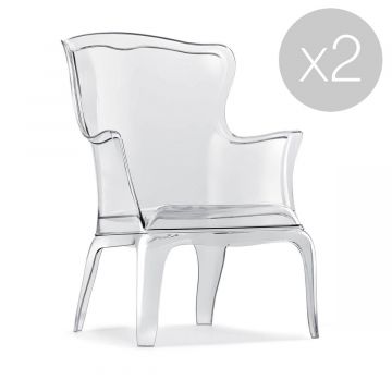 Fauteuil Pasha - Lot de 2