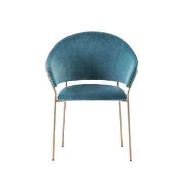 Fauteuil Jazz 3716 - Velour bleu (Outlet)