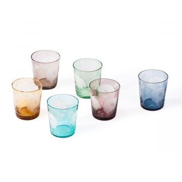 Verre à eau Peony Tumblers - Lot de 6