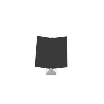 Applique à volet pivotant plié Led noir