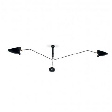 Plafonnier pivotant 3 bras