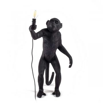Lampe à poser The Monkey Lamp Standing noir - outdoor
