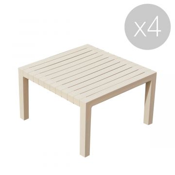Table basse pour chaise longue Spritz - Lot de 4