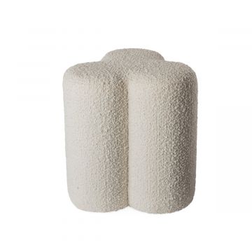 Tabouret Clover Bouclé
