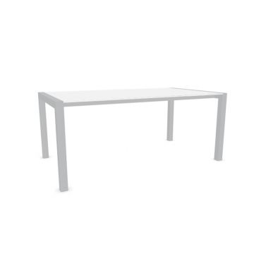Table Sushi verre 100 Blanc