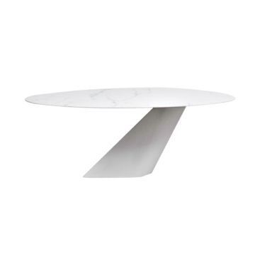 Table Ovale O mate