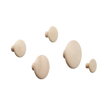 Patère The dots - Lot de 5