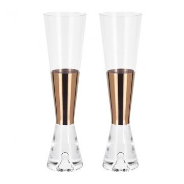 Verre à Champagne Tank - Lot de 2 - Cuivre