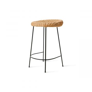 Wicker barstool