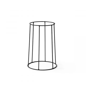 Base socle pour pot Wire - noir H60 cm