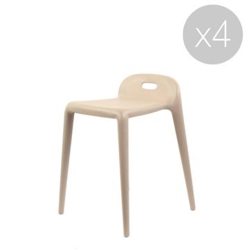 Tabouret Yuyu - Lot de 4
