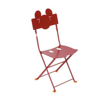 Chaise bistro mickey mouse enfant - Rouge