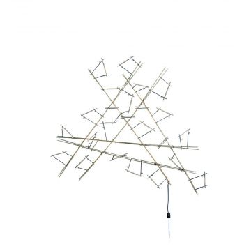 Pota Applique Laiton - Dimmable (Outlet)