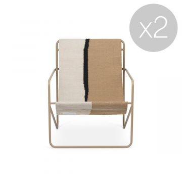 Fauteuil Desert - Lot de 2