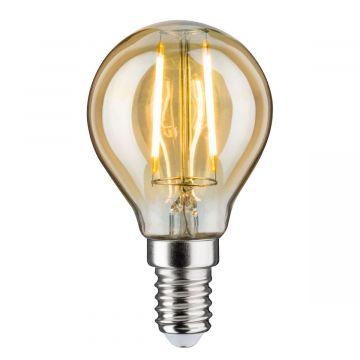 LED Sphérique 4,7 watts E14 Doré lumière dorée gradable