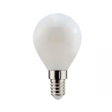 Ampoule LED Sphérique E14 Dépolie 4.5W 2700K 470lm Dimmable