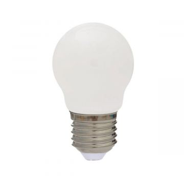 Ampoule LED Sphérique E27 Dépoli 4.5W 2700K Dimmable