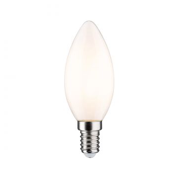 Ampoule Classic White Bougie LED E14 470lm 4.5W 2700K gradable opale