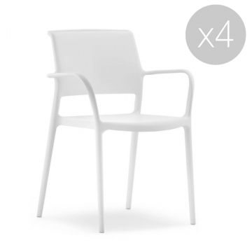 Lot de 4 chaises Ara 315 (Outlet)  