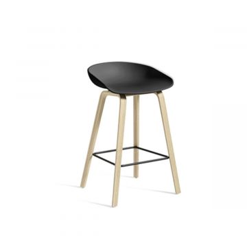 About a stool AAS 32 Assise Noir/ Repose pied noir