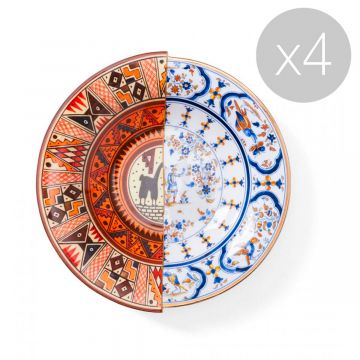 Assiette Creuse Hybride Tula - Lot de 4 