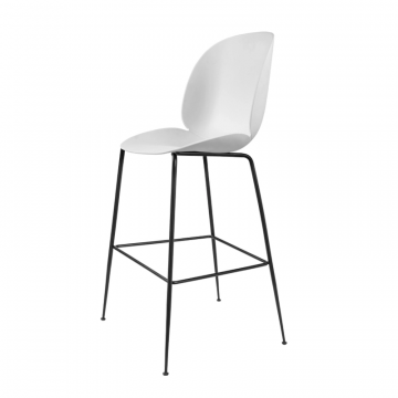 Beetle Bar Chair 75 cm - Blanc / Noir (Outlet)