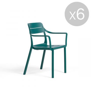 Cassia - Fauteuils - Lot de 6