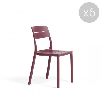 Cassia bistrot - Chaises - Lot de 6