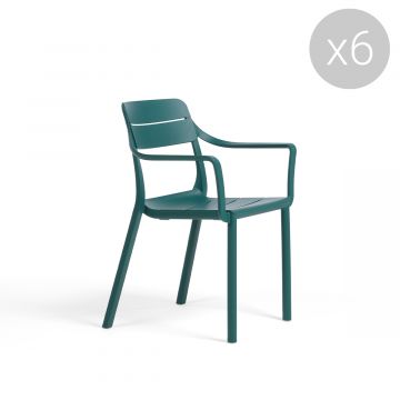 Cassia - Fauteuils - Lot de 6