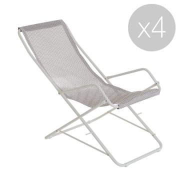 Chaise Bahama - Lot de 4