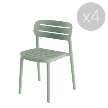 Chaise croisette - Lot de 4