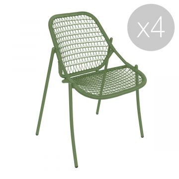 Chaise Empilable Sixties - Lot de 4