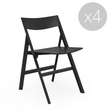 Chaise pliable Quartz - Lot de 4
