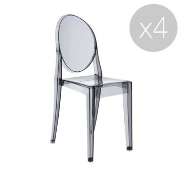 Chaises Victoria Ghost - Lot de 4